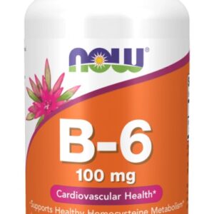 Now foods vitamin b6 100 mg 100 kapslí
