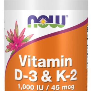 Now foods vitamin d3 a k2 120 kapslí