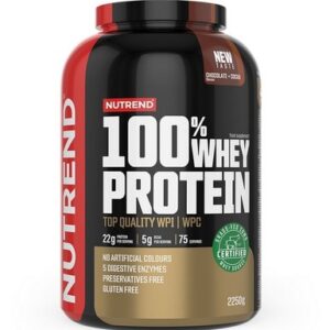 Nutrend 100% whey protein 2250 g - bílá čokoláda/kokos