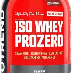 Nutrend iso whey prozero 2250g - čokoládové brownies