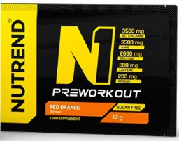Nutrend n1 pre-workout - 17g - červený pomeranč