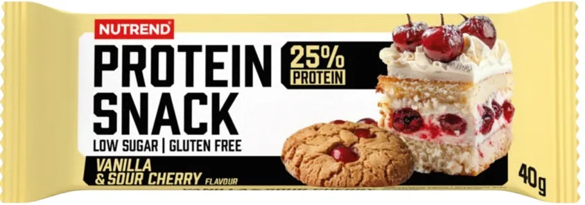 Nutrend protein snack 40 g - vanilka/ višeň
