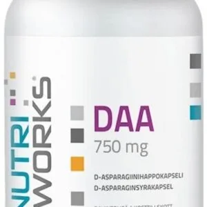 Nutriworks daa d-aspartic acid 750 mg 90 kapslí