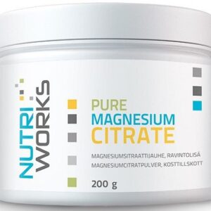 Nutriworks pure magnesium citrate 200 g
