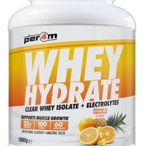 Per4m clear whey isolate + electrolytes 1800 g - pomeranč/ananas