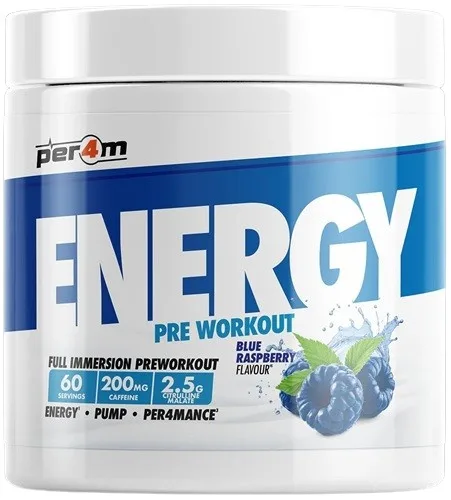 Per4m energy pre-workout 390 g - blue raspberry