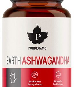 Puhdistamo earth ashwagandha bio 120 kapslí