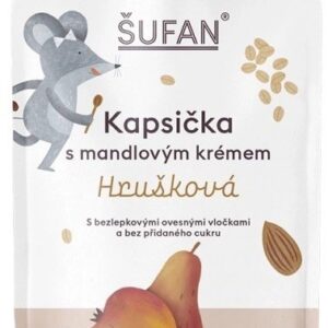 Šufan kapsička s mandlovým krémem 110 g - hrušková