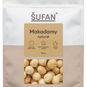 Šufan ořechy 200 g - makadamové ořechy natural