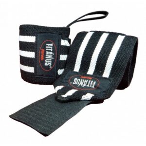Titánus bandáže na zápěstí - černo/bílé