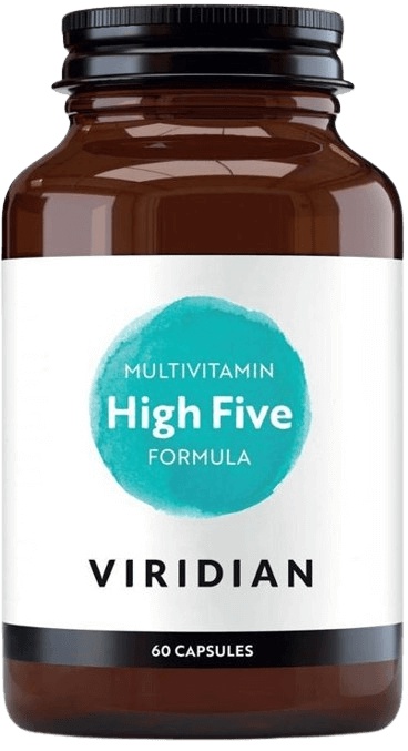 Viridian high five multivitamin & mineral formula 120 kapslí