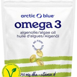 Arctic blue® vegan omega 3 algae (250mg dha & vitamin d 400iu) -