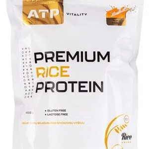 Atp vitality premium rice protein 1000 g - slaný karamel