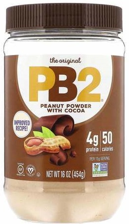 Bell plantation pb2 arašídové máslo v prášku 454 g - čokoláda