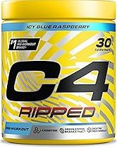 Cellucor c4 ripped pre-workout 189 g modrá malina