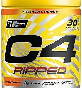 Cellucor c4 ripped pre-workout 189 g tropický punč