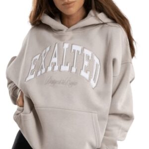 Exalted dámská mikina comfy-nest™ icon béžová - m