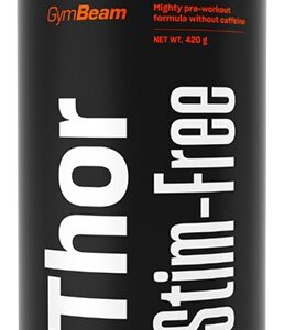 Gymbeam pre-workout thor stim-free 420 g - jahoda/kiwi