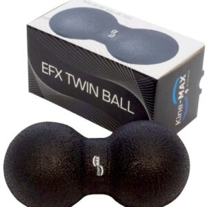 Kine-max masážní dvojmíček twin ball - černý