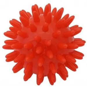 Kine-max masážní míček ježek 6cm - červená