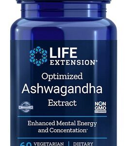 Life extension optimized ashwagandha extract 60 kapslí