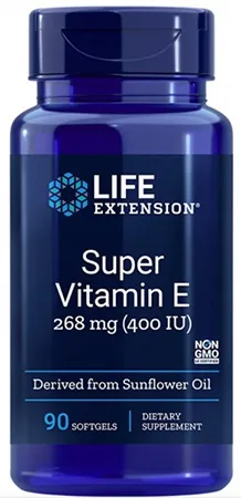 Life extension super vitamin e 90 kapslí
