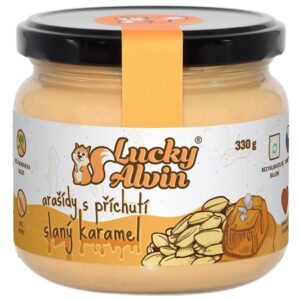 Lucky alvin arašídy s příchutí slaný karamel 330 g