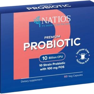 Natios premium probiotic probiotika s fos 10 miliard cfu 10 kmenů 60