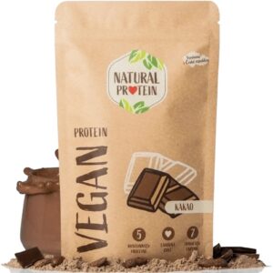 Natural protein veganský protein 350 g - kakao