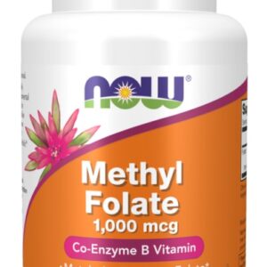 Now foods methyl folate (metylfolát) kyselina listová 1000 μg 90