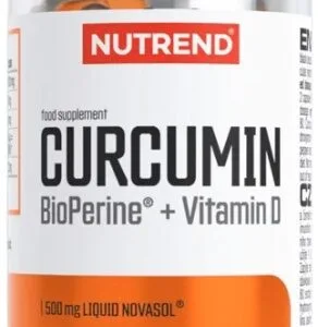 Nutrend curcumin (kurkuma) + bioperine + vitamin d 60 kapslí