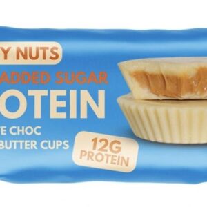 Nutry nuts cups (proteinové košíčky) 42g - peanut butter white
