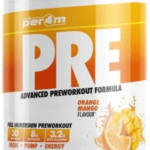 Per4m pre workout stim 570 g - pomeranč/mango