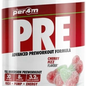 Per4m pre workout stim 570 g - třešeň