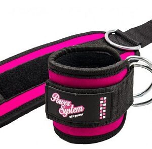 Power system kotníkový adaptér ankle straps gym babe - růžová