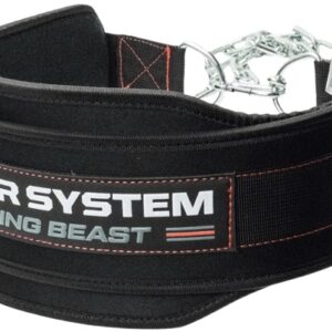 Power system zátěžový opasek dipping beast ps-3860 - černo/červená