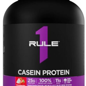 Rule 1 casein protein 1800 g - strawberries and creme