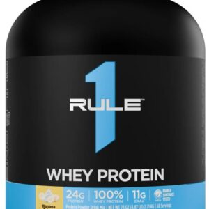 Rule 1 whey protein 2210 g - banana creme