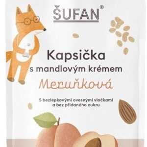 Šufan kapsička s mandlovým krémem 110 g - meruňková