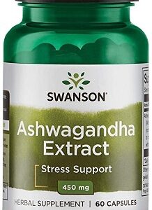Swanson ashwagandha extract 450 mg 60 kapslí