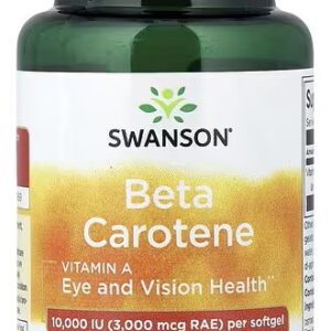 Swanson beta karoten vitamín a 10 000 iu 250 kapslí