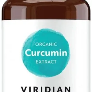 Viridian curcumin organic extract 250 mg - 30 kapslí
