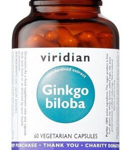 Viridian ginkgo biloba 60 kapslí