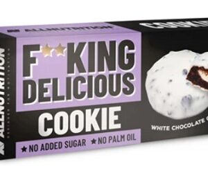 Allnutrition f**king delicious cookie 128 g - bílá čokoláda