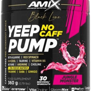 Amix black line yeep pump no caff 360 g - jungle monster