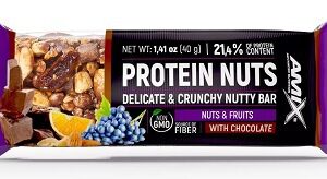 Amix protein nuts bar 40 g - peanut/caramel