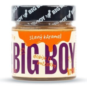Big boy slaný karamel 250 g - arašídový krém s karamelem a himalajskou