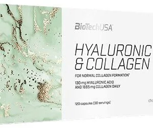 Biotechusa hyaluronic & collagen 120 kapslí
