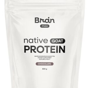 Brainmax nativní kozí protein 500 g - čokoláda