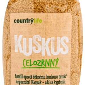 Country life kuskus celozrnný 500 g výprodej (pošk.obal)